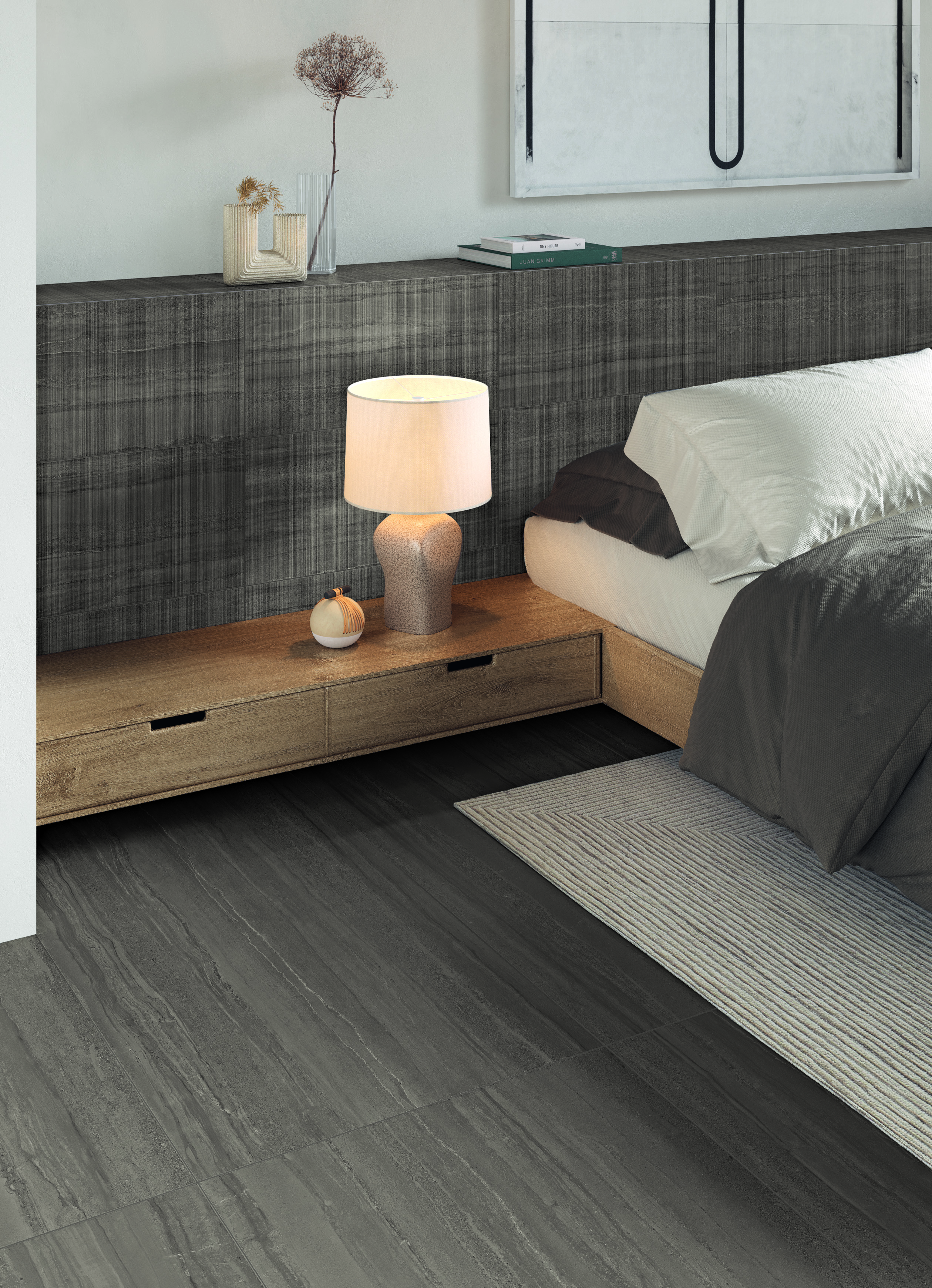 Aurelius Dark Grey Decor Vertical Natural
