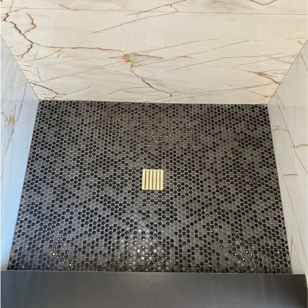 Eco Mosaics Penny Black Matte/Shiny Blis