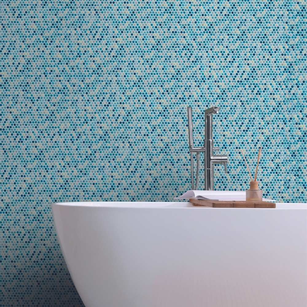 Eco Mosaics Penny Bluestone Blis