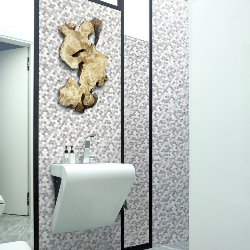 Eco Mosaics Dove Blis Hex XL