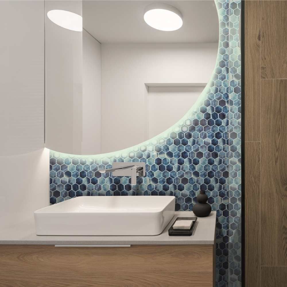 Eco Mosaics Hex XL Saona Blis