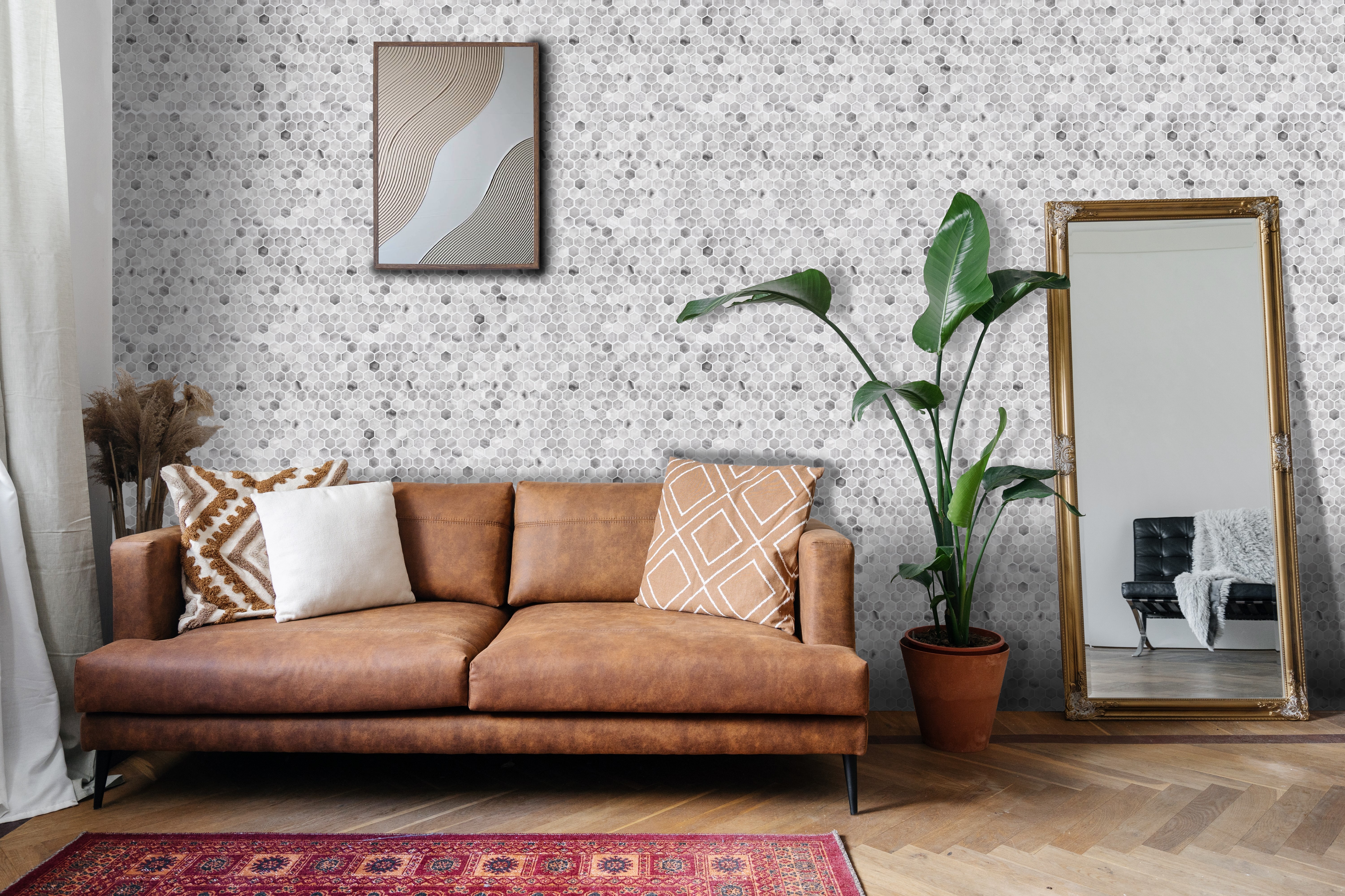Eco Mosaics Hex Onice Matte Mosaic