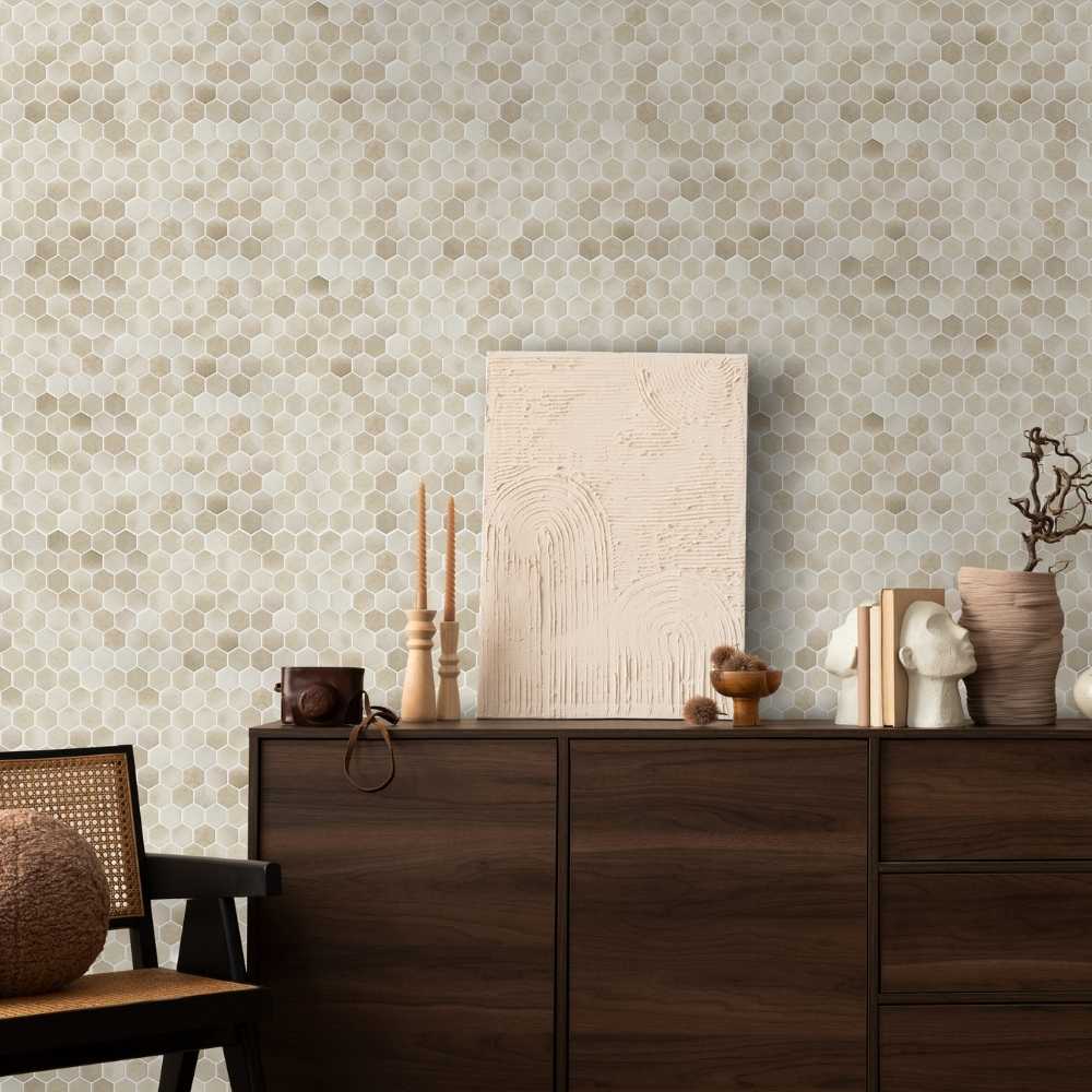 Eco Mosaics Hex XL Sumatra Matte Mosaic
