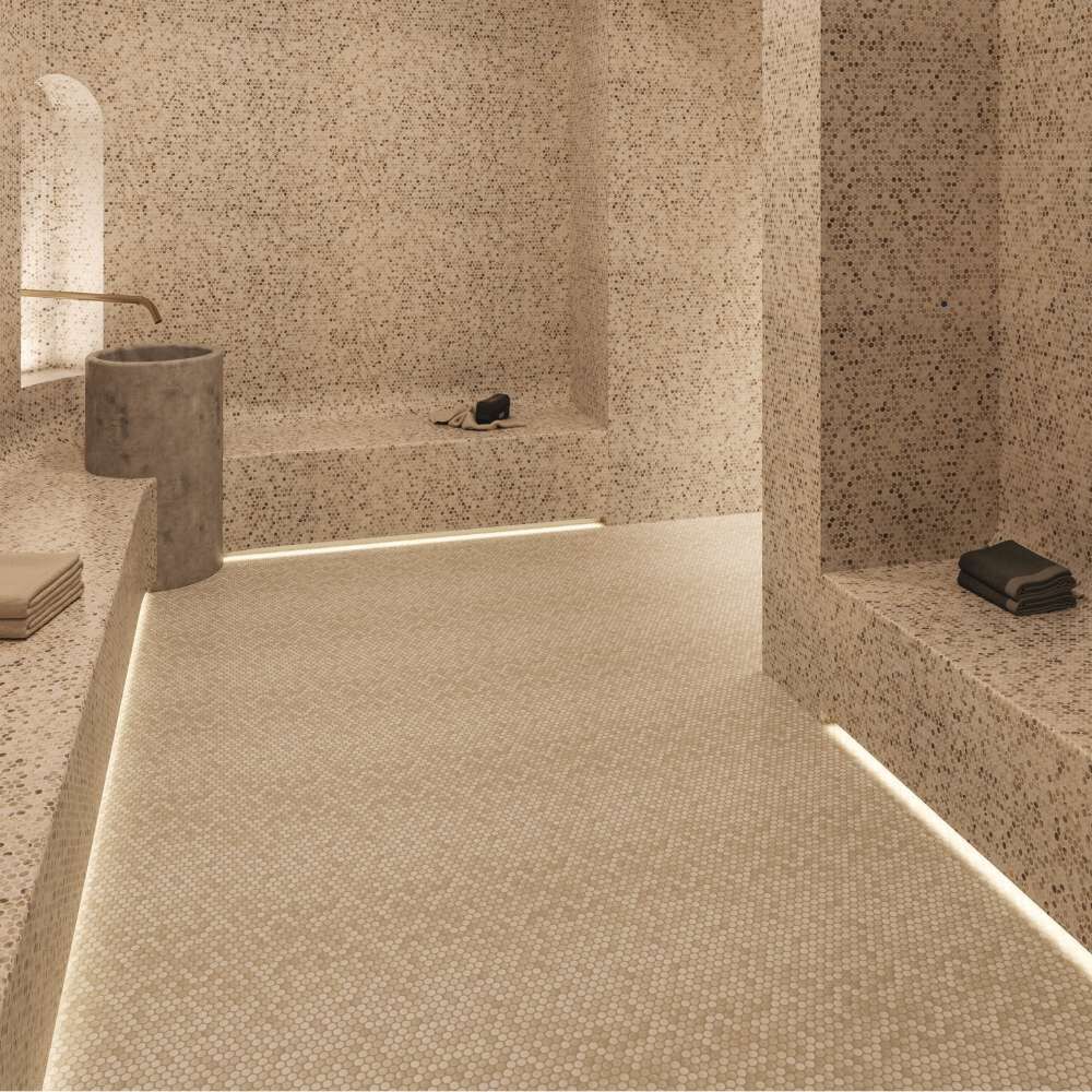 Eco Mosaics Penny Sumatra Matte Mosaic