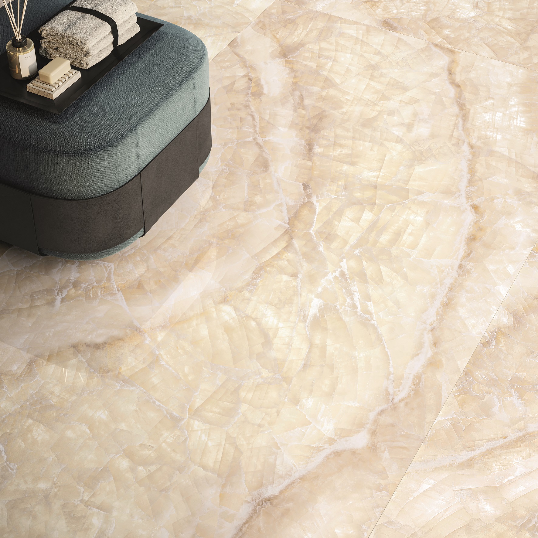 Prismatic Ivory Gioiello Lappato