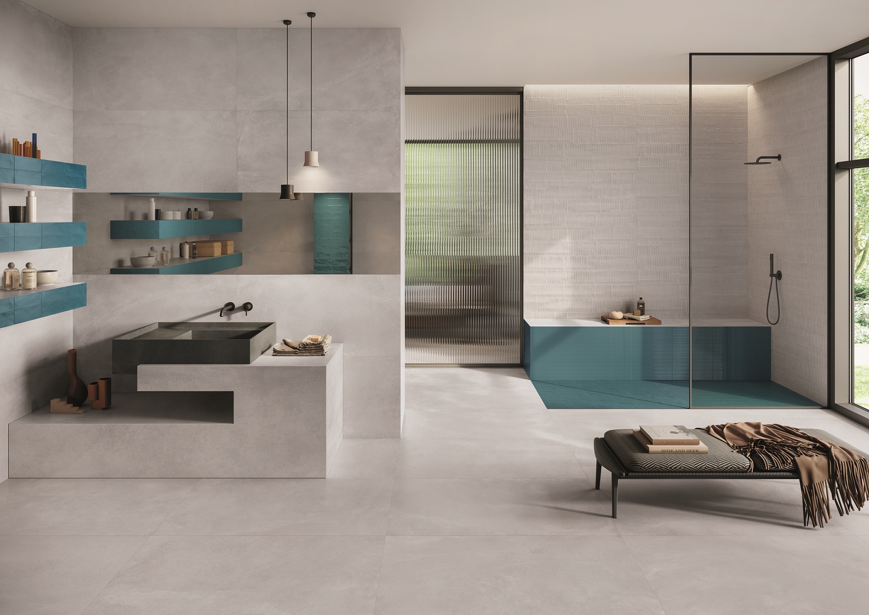 Resin Grigio Cenere Silktech Rectified