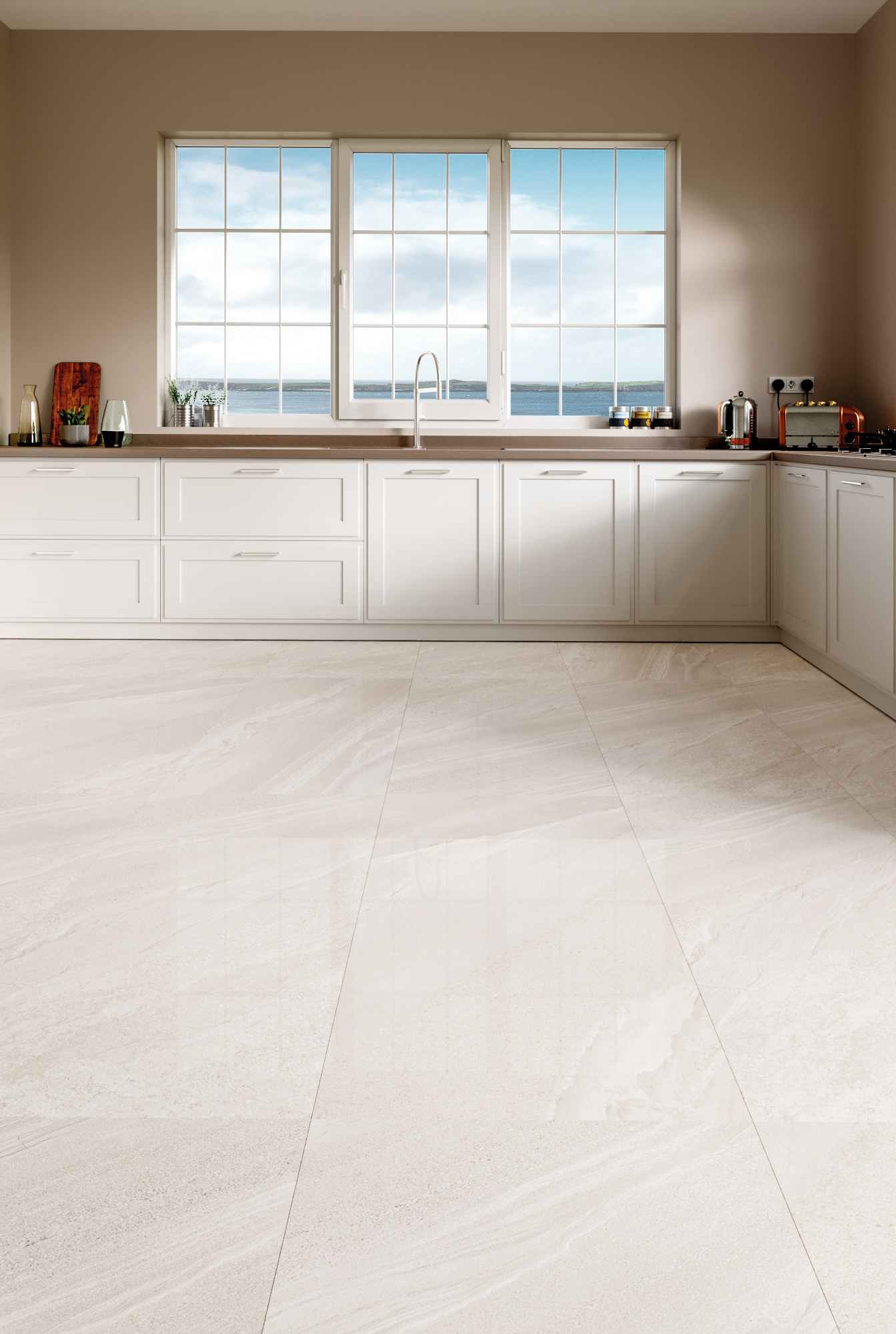 Rock Fusion White Textured