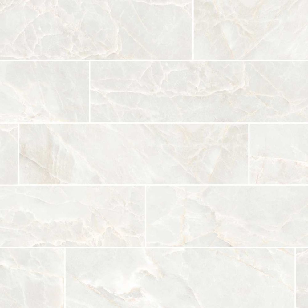 Silver Lace White Polished Rectified
