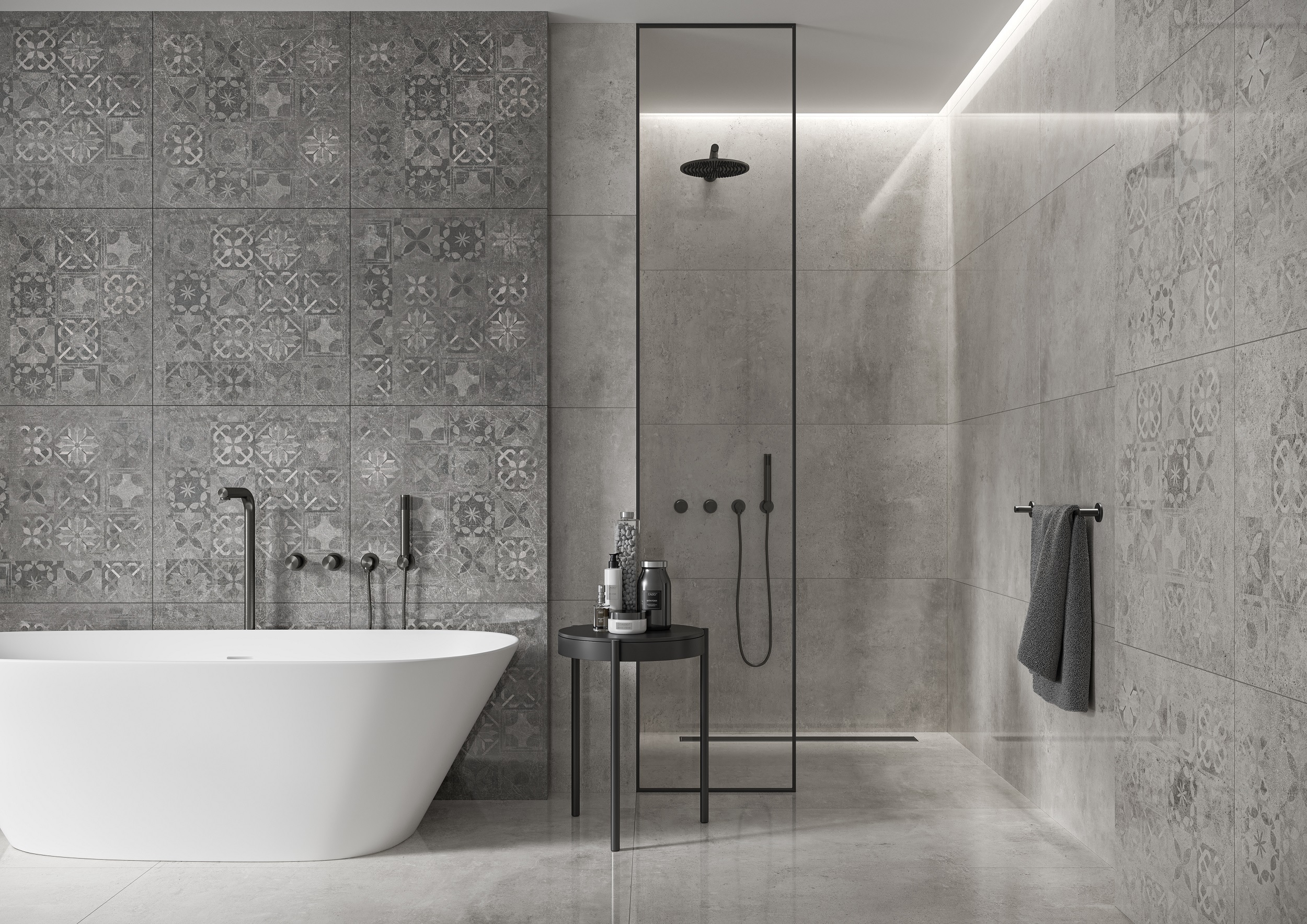 Smooth Cement White Matte