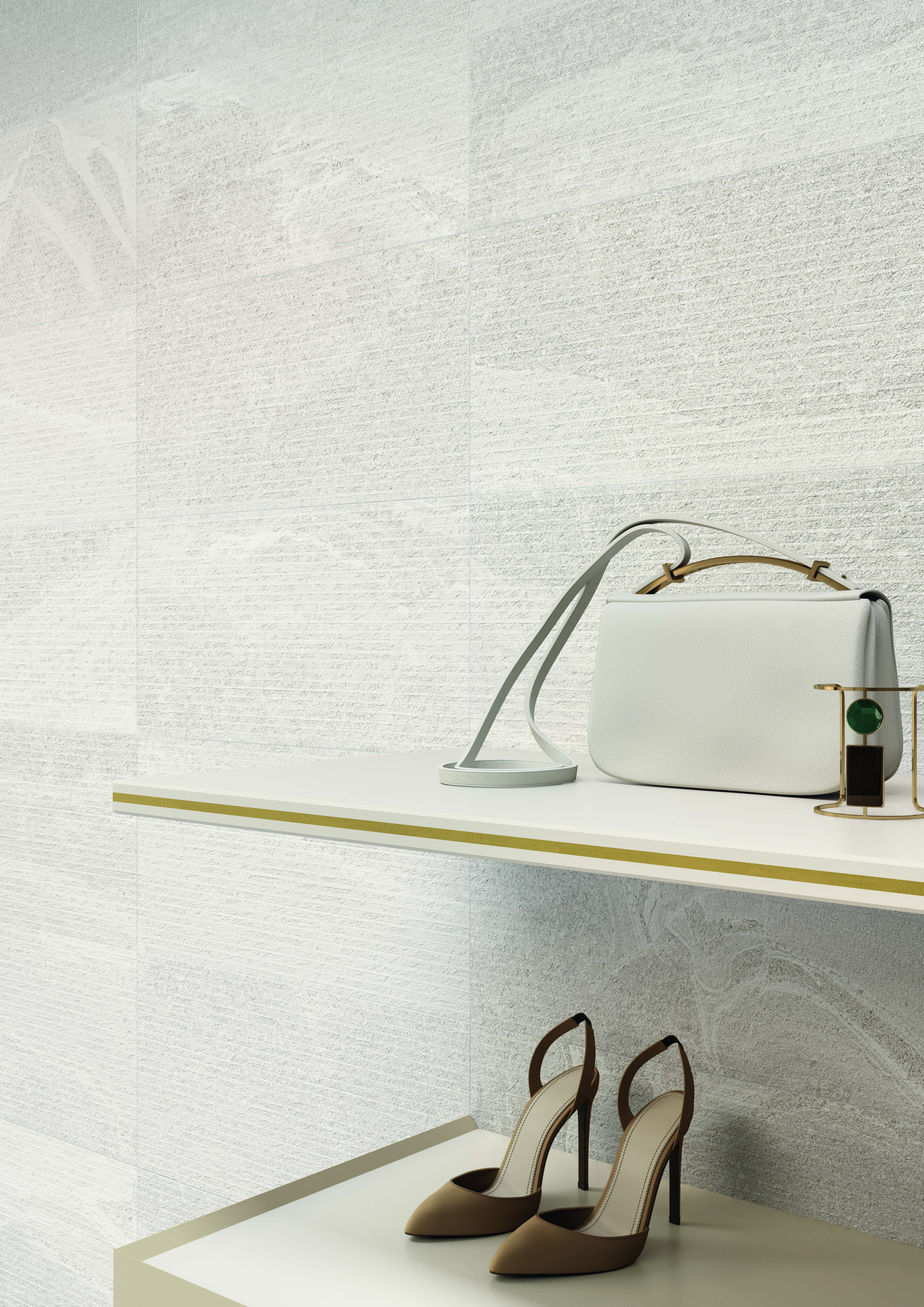 Temple Stone White Decor Natural