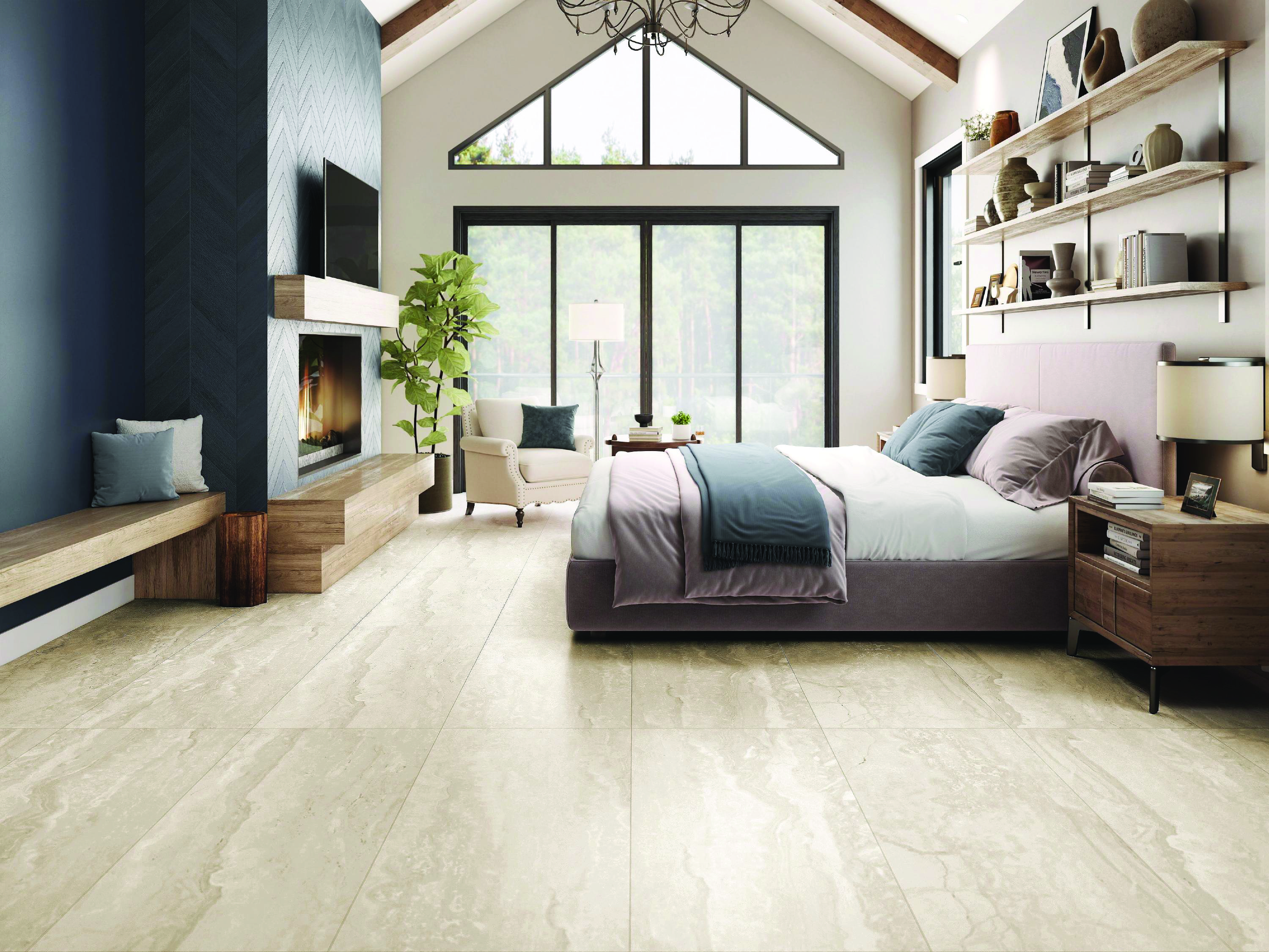Carved Stone Pantheon 3D Matte Soft Glazed