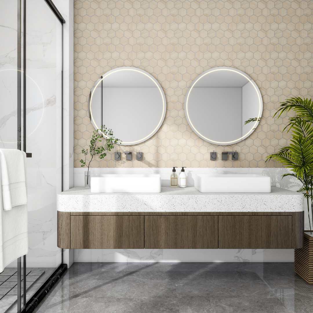 Woodland Haya Hex Mosaic