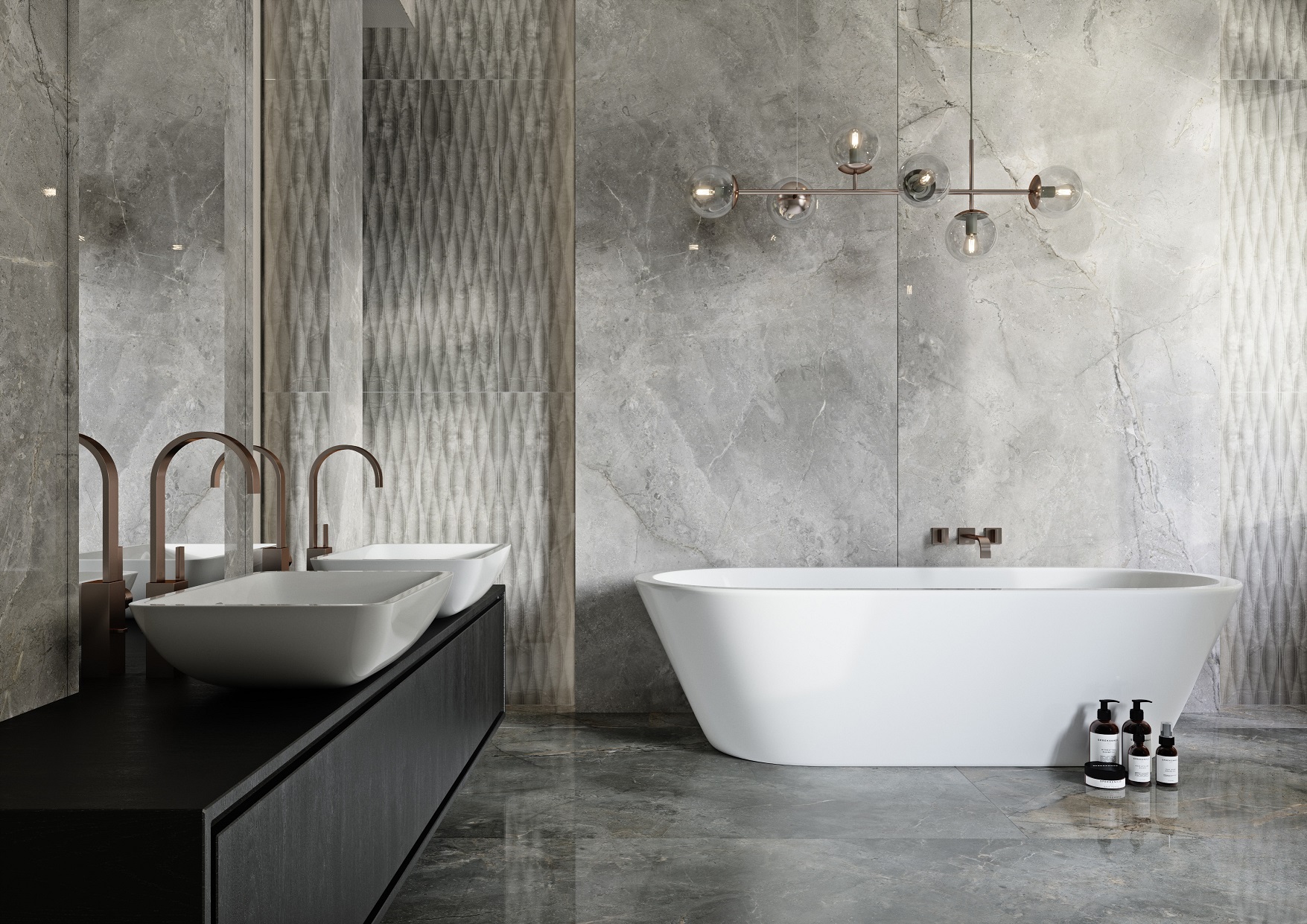 Woodland Marble Graphite Polished