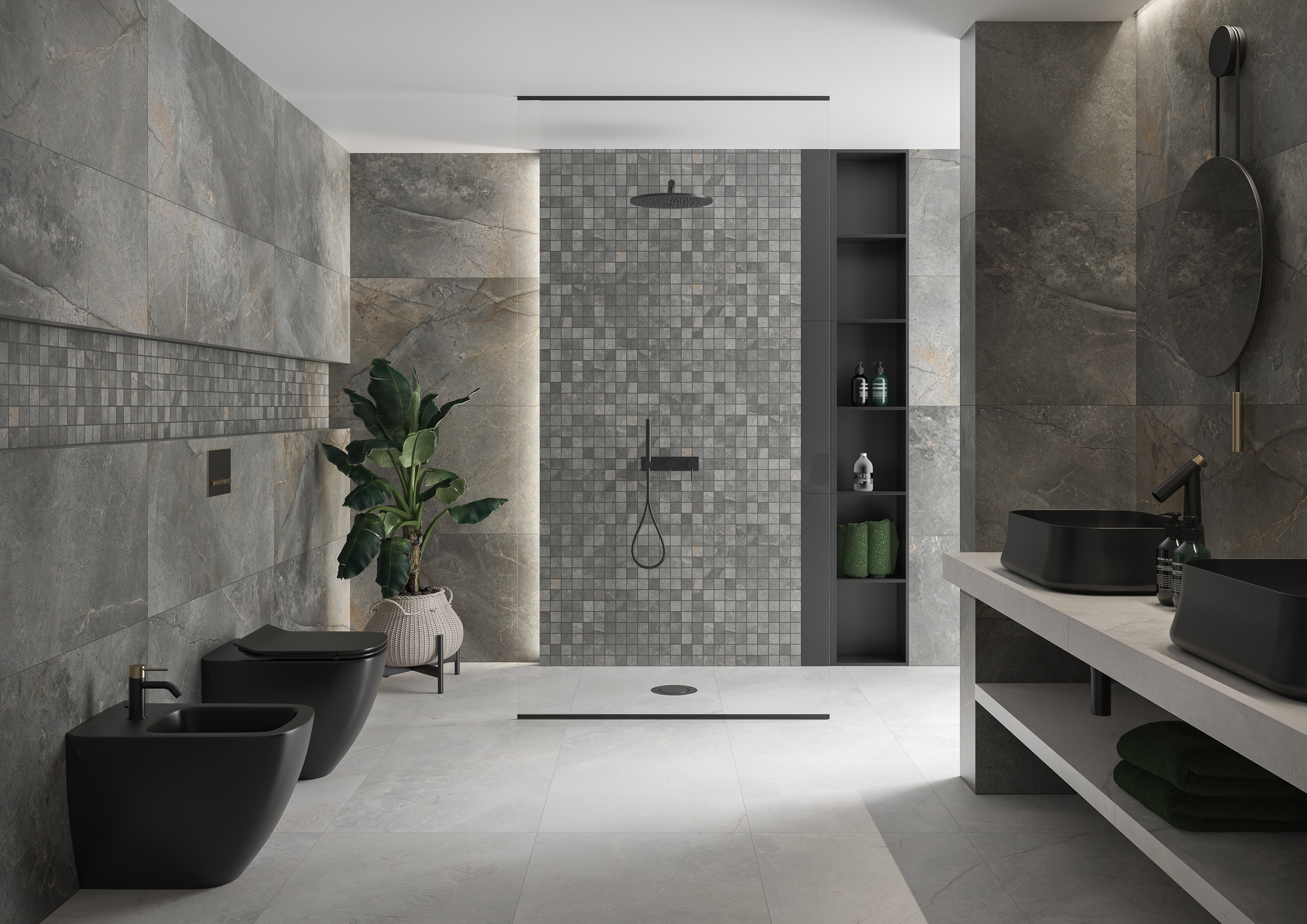 Woodland Marble Graphite Polished