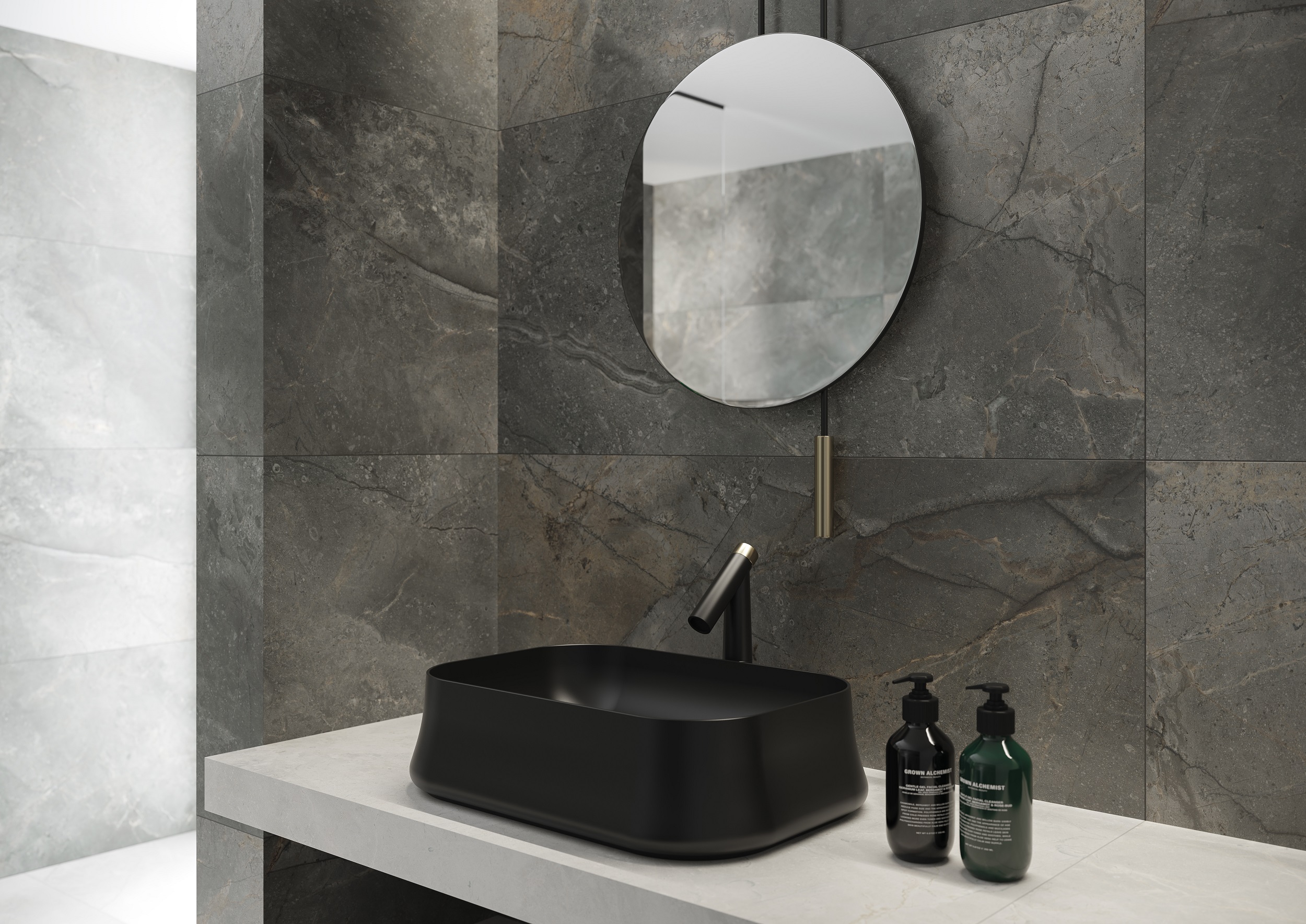 Woodland Marble Graphite Matte